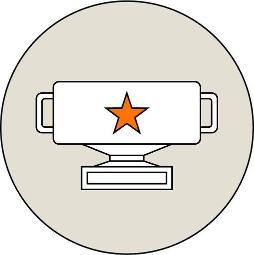 Cup with Star Icon