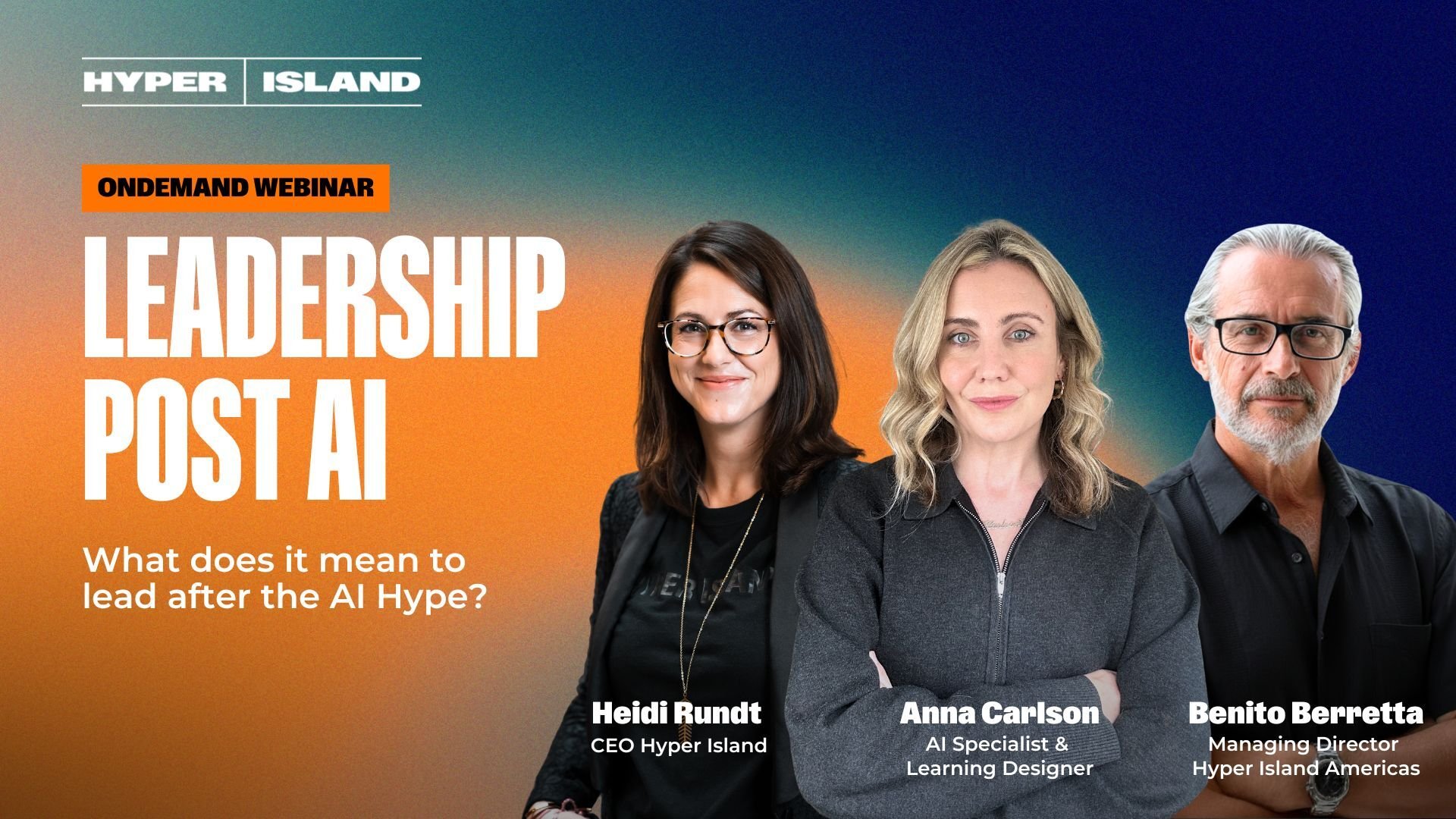 Leadership Post-AI - Ondemand cover