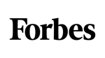 Black Minimal Logo of Forbes - with a quote 