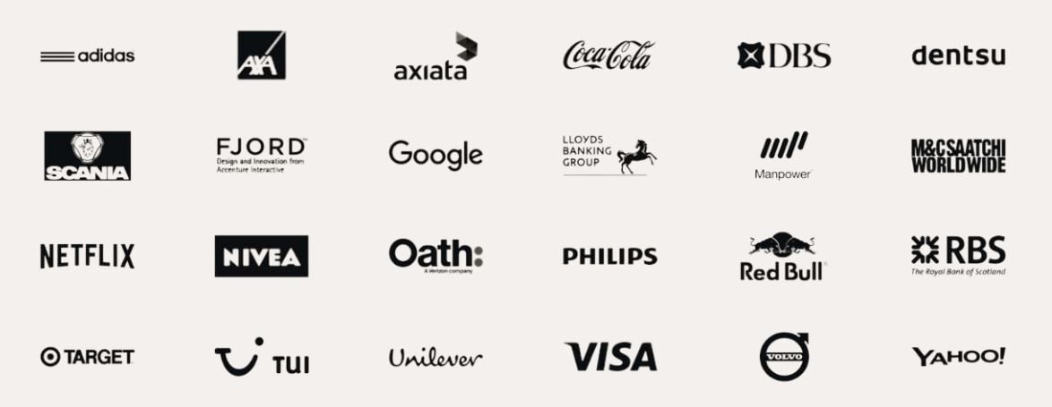 Trusted by leading brands - Logo - Light background