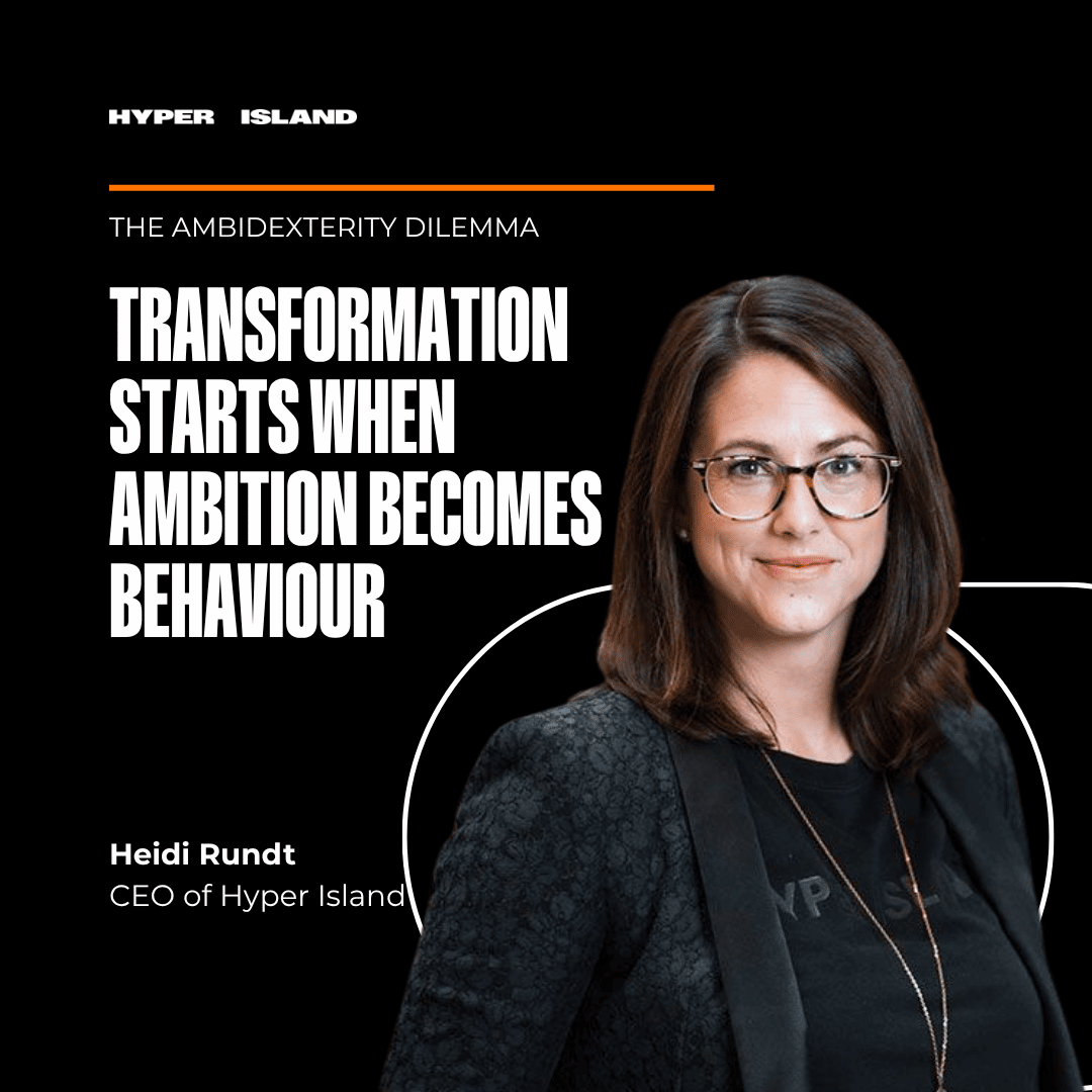 Heidi Rundt, CEO of Hyper Island